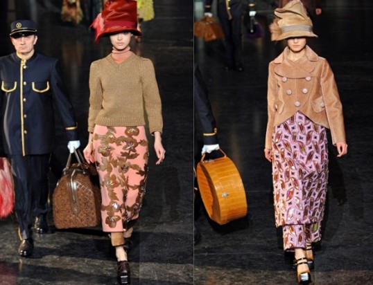 Louis Vuitton. Головные уборы на зиму 2013.