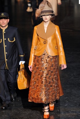 Louis Vuitton. Головные уборы на зиму 2013.