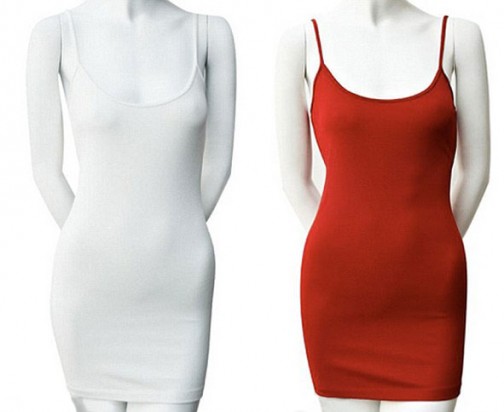 Красное платье от Calvin Klein