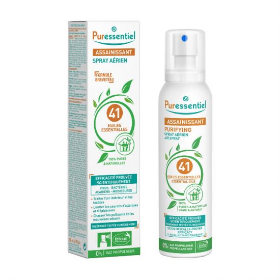 PURESSENTIEL Спрей для воздуха очищающий 41 эфирное масло