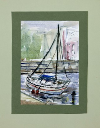 Река Мотлава. б., акв., 2011 г. Христина Вавржина