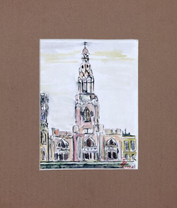 Церковь Софии Премудрости Божией. б., акв., 2011 г. Христина Вавржина 