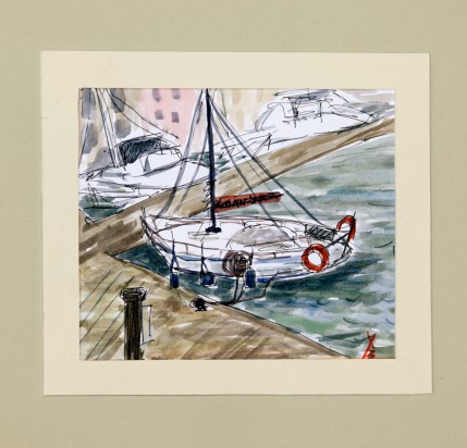 Лодка. б., акв., 2011 г. Христина Вавржина
