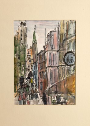Улочка Гданьска. б., акв., 2011 г. Христина Вавржина