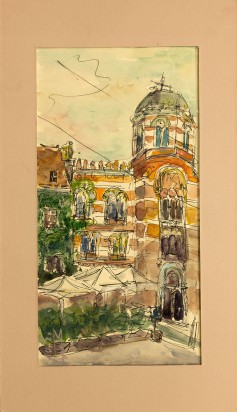 Греческая церковь. б., акв., паст., 2012 г. Маргарита Вавржина