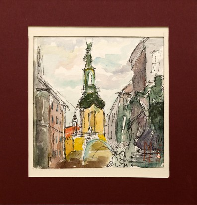 Церковь Евангелистов. б., акв., 2012 г. Маргарита Вавржина