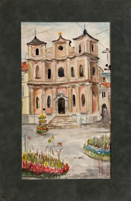 Kostol Trinitarov. б., акв., 2012 г. Маргарита Вавржина