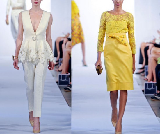 Oscar De La Renta. Тенденции на весну-лето 2013.