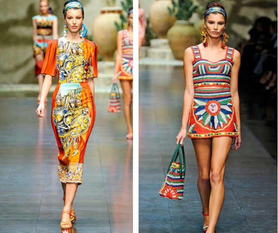 Dolce&Gabbana. Тенденции на весну-лето 2013.