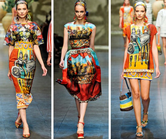 Dolce&Gabbana. Тенденции на весну-лето 2013.