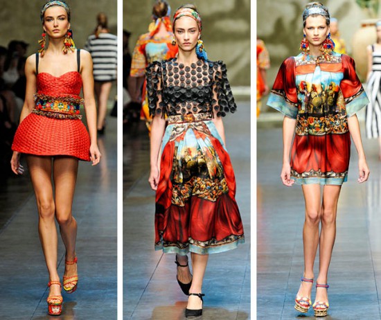 Dolce&Gabbana. Тенденции на весну-лето 2013.