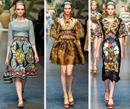 Dolce&Gabbana. Тенденции на весну-лето 2013.