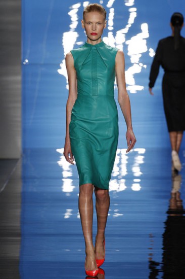 Reem Acra. Кожа. Тенденции весна-лето 2013