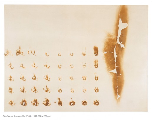 Peinture de feu sans titre (F 55), 1961, 158 x 220 см., Yves Klein