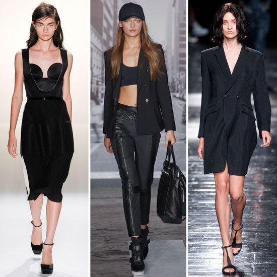 Calvin Klein, DKNY и Theyskens' Theory. Черный