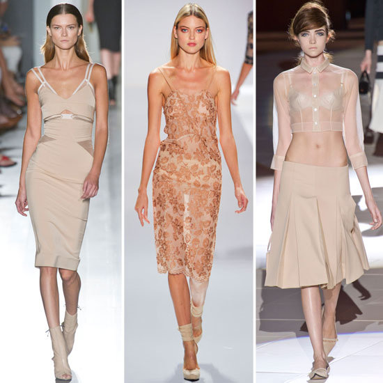 Victoria Beckham, Jill Stuart и Marc Jacobs. Пастельный и беж 