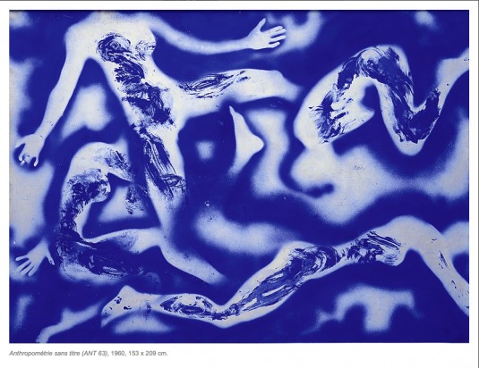 Anthropometrie  sans titre (ANT 63), 1960, 153 х 209 см, Yves Klein