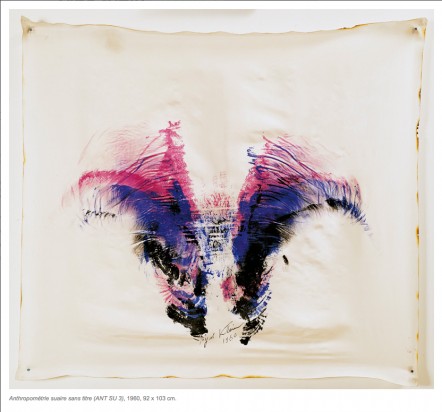 Anthropometrie suaire sans titre (ANT SU 3), 1960, 92 х 103 см, Yves Klein