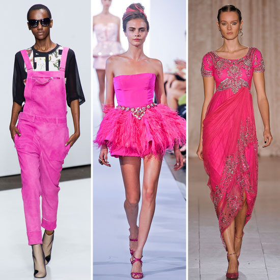 3.1 Phillip Lim, Oscar de la Renta и Marchesa. Розовый