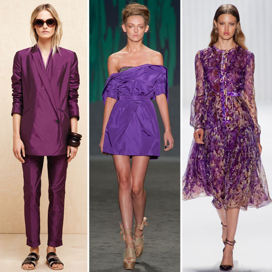 Elizabeth and James, Vera Wang и J. Mendel. Фиолетовый