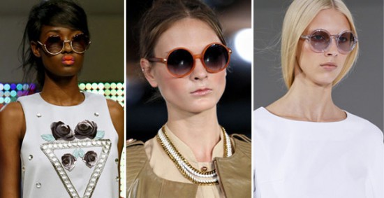 Holly Fulton, Matthew Williamson, Jil Sander. Очки на весну-лето 2013