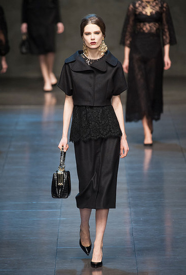 Dolce & Gabbana. Тенденции моды: Осень 2013-Зима 2014 (часть 1)
