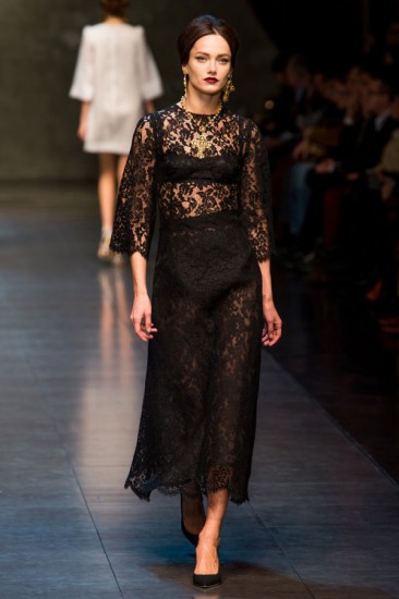Dolce & Gabbana. Тенденции моды: Осень 2013-Зима 2014 (часть 1)