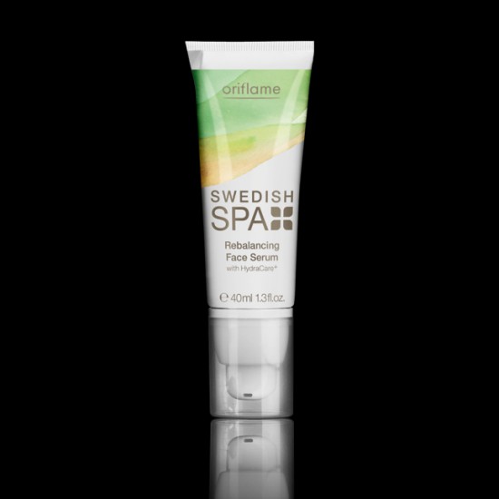 Восстанавливающая сыворотка для лица Swedish Spa Rebalancing Face Serum. Сыворотка с содержанием малахита и масла сладкого миндаля питает и увлажняет кожу, восстанавливает ее гидро-липидный баланс. Цена – 400 руб. 