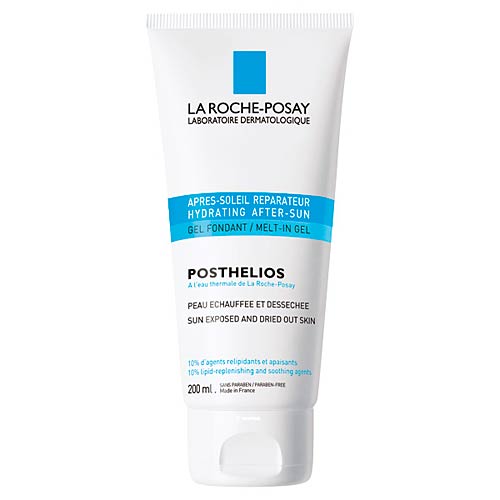 La Roche-Posay Posthelios Hydrating After Sun Melt-in Gel. Восстанавливающий гель после загара для лица и тела с тающей текстурой «Постгелиос» обладает выраженными успокаивающими, увлажняющими и липидовосполняющими свойствами. Цена – 665 руб. 