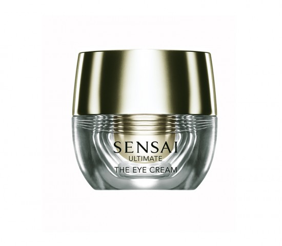 SENSAI ULTIMATE THE EYE CREAM. Антивозрастной крем для ухода за областью вокруг глаз, оставляет защитную вуаль из влаги, минимизируя глубокие морщины. Cодержит омолаживающий компонент на основе сакуры. Цена – 15 390 руб. 