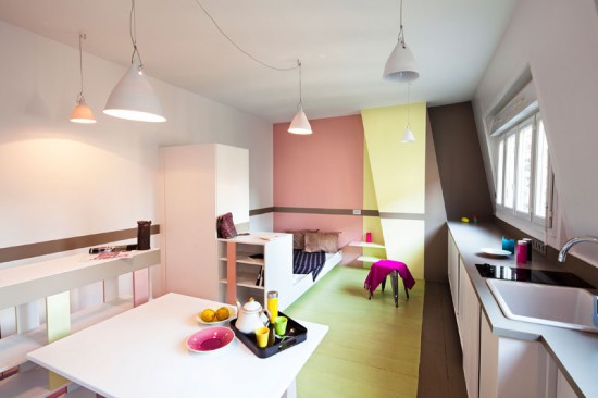 Cтудия в Париже 23 кв.м.
