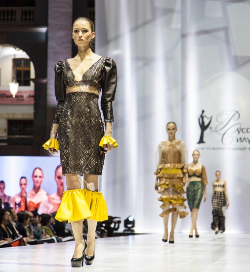 Коллекция Leather Wonders, Мехдиева Айтен. Международный конкурс молодых дизайнеров «Русский Силуэт» 2013