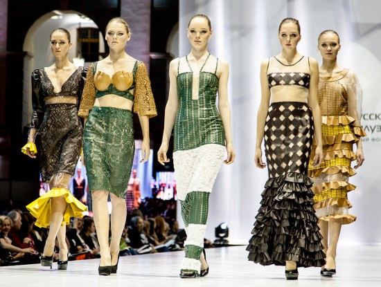 Коллекция Leather Wonders, Мехдиева Айтен. Международный конкурс молодых дизайнеров «Русский Силуэт» 2013