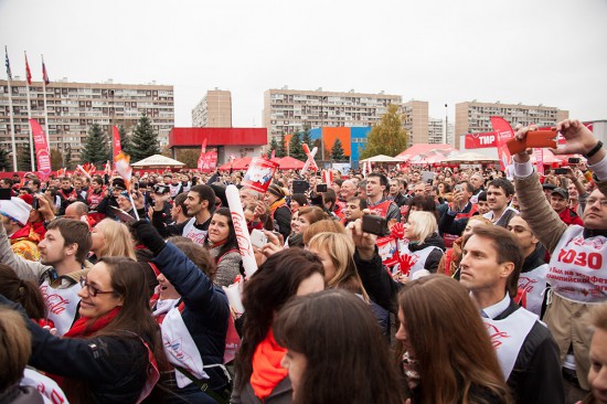 На Московском заводе Coca-Cola Hellenic состоялась Остановка Олимпийского огня «Сочи 2014»!