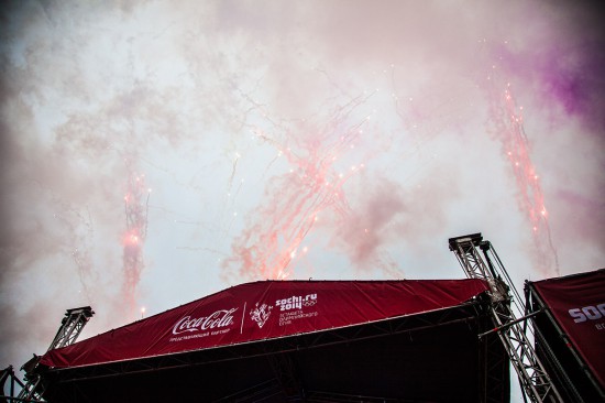 На Московском заводе Coca-Cola Hellenic состоялась Остановка Олимпийского огня «Сочи 2014»!