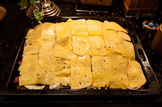 Мясо под с грибами шубой _7