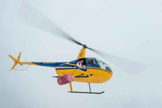 Зимний гольф, Гольф на вертолетах и Moscow Snow Polo Championship