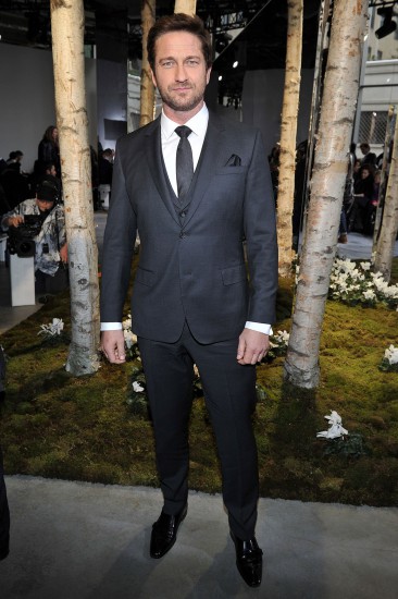 Gerard Butler на неделе моды в NY 2014