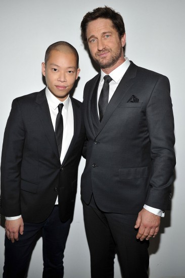 Jason Wu и Gerard Butler на неделе моды в NY 2014
