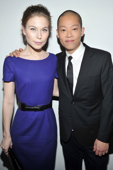 Nora von WaldstÑtten и Jason Wu на неделе моды в NY 2014