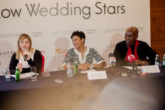 Визит ПрестонаБейли и Кэти Ромеро в рамках проекта Moscow Wedding Stars