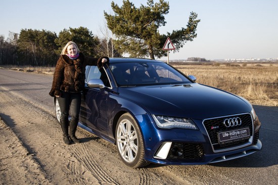 Главный редактор LiS Надежда Вавржина. Тест-драйв новой Audi RS 7 Sportback