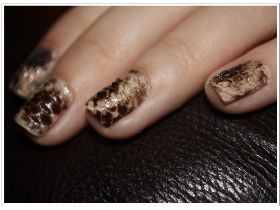 Snake Skin Nails