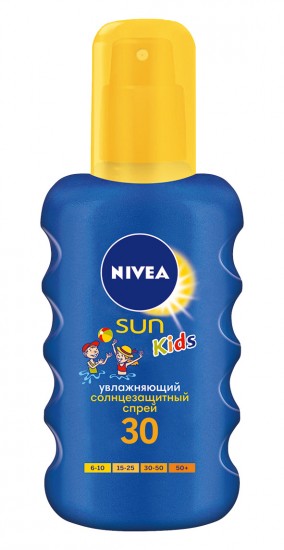 NIVEA SUN защищает детей. Защищает взрослых
