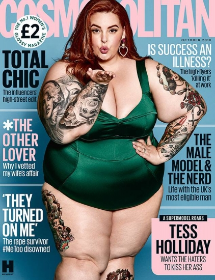 Пирс Морган (Piers Morgan) пишет открытое письмо о том, что модель Тесс Холлидей «страдает болезненным ожирением»