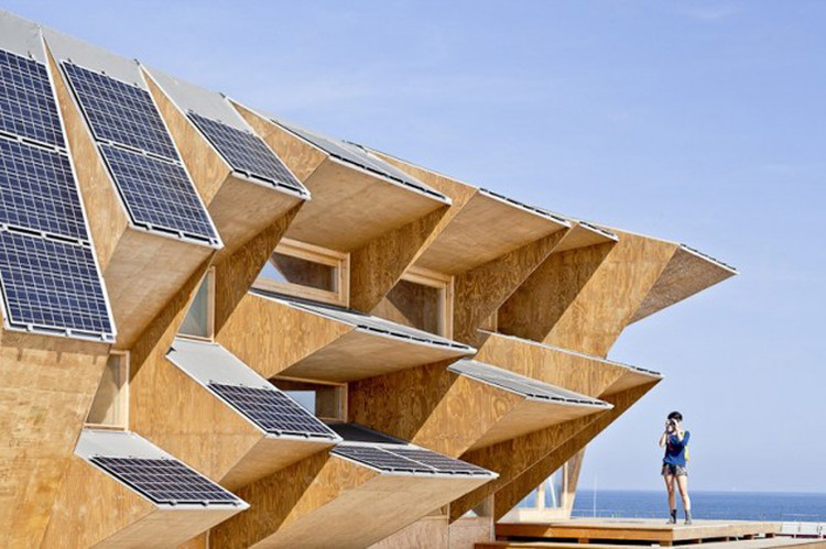 A Solar Powered Pavilion