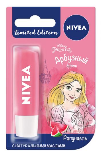 Сказочная новинка от NIVEA:  лимитированная коллекция бальзамов для губ с принцессами Disney