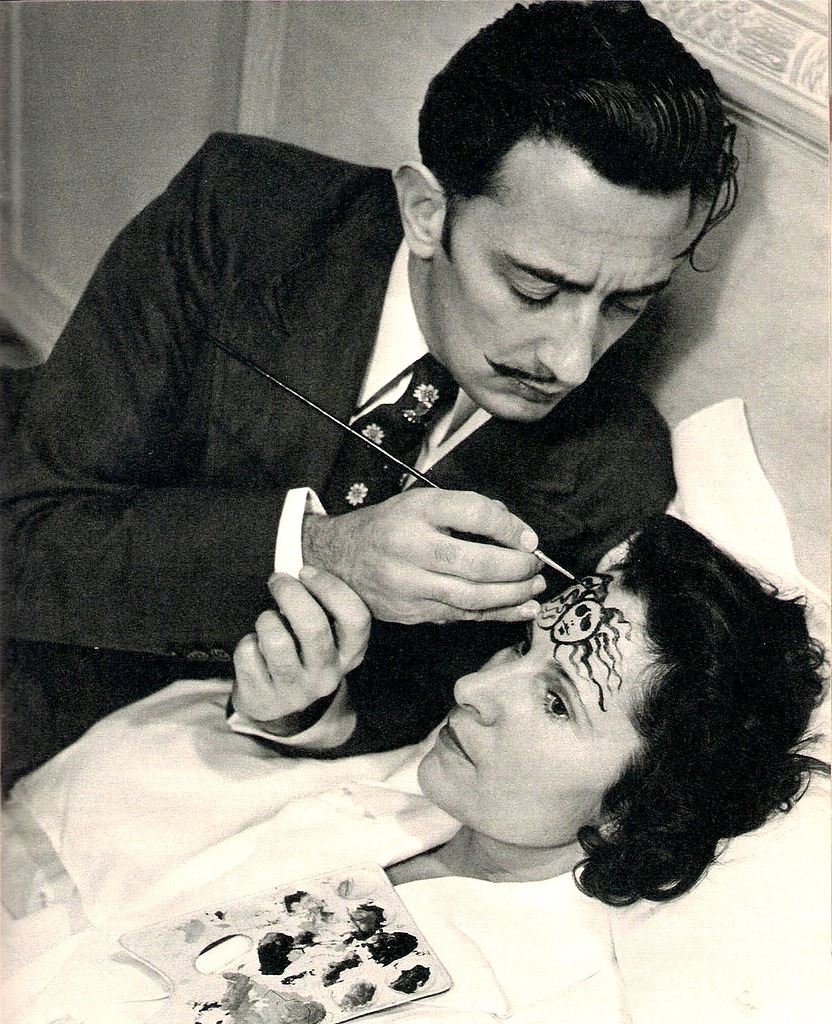 Сальвадор Дали и его жена Гала (Елена Ивановна Дьяконова)