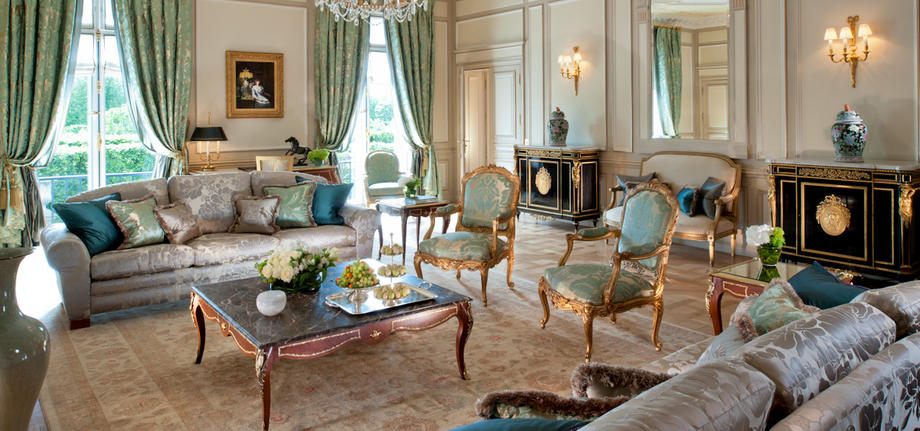 Presidential Suite. Отель Le Meurice 
